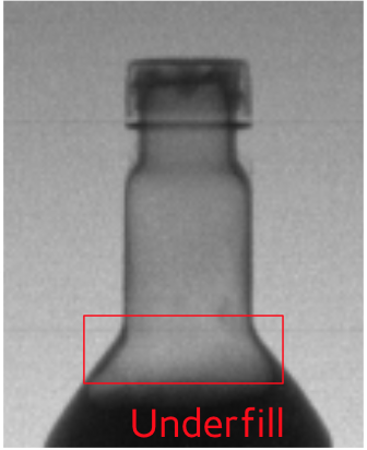 underfilled container
